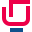 stencil style boxing glove icon