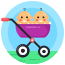 baby stroller icon
