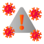 covid risk zone icon