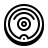 badges style robot vacuum cleaner icon