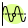Harmonic wave curve with equal amplitudes layout icon