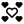 windows 11 outline style kleine herzen icon