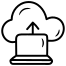 gemeinsam genutzte cloud icon
