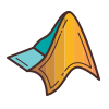 color hand drawn style matlab icon