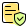 Verified and secured notes on a digital copy icon