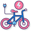 Bicicleta elétrica icon