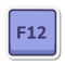 tecla f12 icon