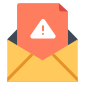 email-externe-cyber-crimes-et-protection-flat-flat-icons-maxicons icon