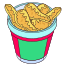 chicken pieces icon