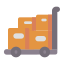 Cart with Boxes icon