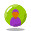 Circled User Male Skin Type 6 icon