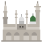 externe-al-masjid-an-nabawi-pays-asiatiques-monuments-flat-wichaiwi icon