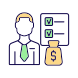 external-Financial-Advisor-finance-careers-and-jobs-filled-color-icons-papa-vector icon