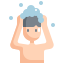 rotina-de-lavagem-de-cabelo-externa-higiene-konkapp-flat-konkapp icon