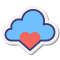 favoris du cloud icon