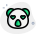 Romantic happy koala with heart eyes in love emoji icon
