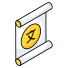Chinese Scroll Letter icon