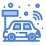외부 자동차-사물 인터넷-플랫아티콘-블루-플랫아티콘-2 icon