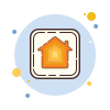 bubbles style home app icon