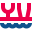 stencil style poolside bar icon