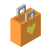 isometric color style 쇼핑중독 icon