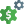 Money refinement and tuning setting - dollar sign and cog wheel icon