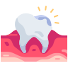 Cavidad-externa-odontología-goofy-plana-kerismaker icon