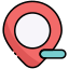 Rimuovi-posizione-esterna-navigazione-e-mappe-bearicons-outline-color-bearicons icon