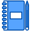 caderno de esboços externo-estúdio de arte e design-xnimrodx-azul-xnimrodx icon