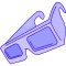 3d glasses icon