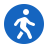 Fußgänger icon