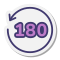 180回転 icon