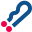 stencil style bobby pin icon