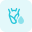 heart health with a blood type isolated on a white background icon