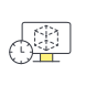 rapid prototyping for product development icon