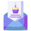 외부 카드-생일-파티-플랫-기타-토끼-jes icon