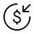 ios 17 outlined style einkommen icon