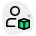 user 3d model icon