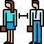 social distancing icon