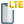 LTE generation cellular connectivity network facility on smartphone icon