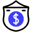 finance and banking protection icon