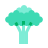 color glass style broccolini icon