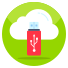 Cloud USB icon