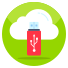 cloud usb icon
