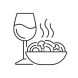 Wine and Pasta icon
