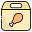 fried chicken icon