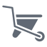 Wheelbarrow icon