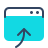 parakeet color style open in browser icon