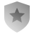 deco duotone style favorites shield icon