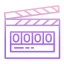 Clapperboard icon